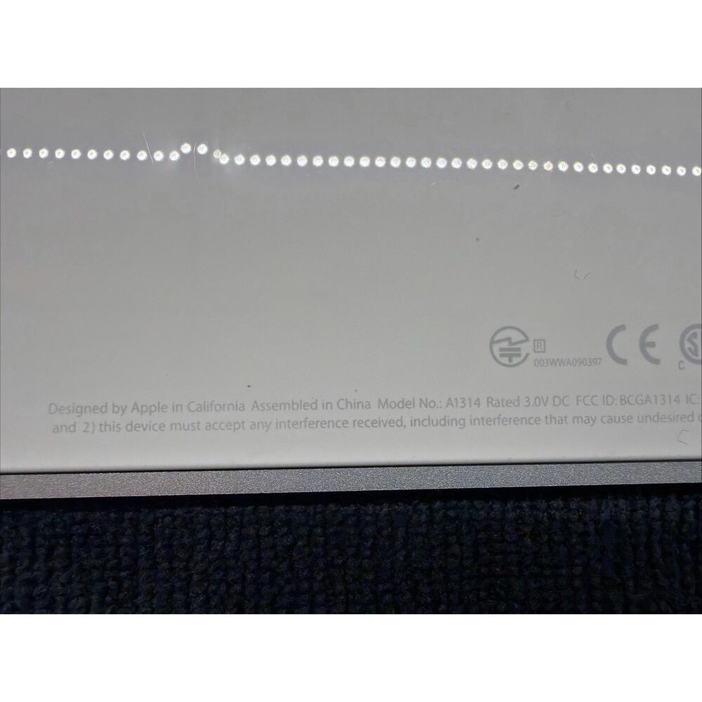 Apple A1314 MC184LL/A Bluetooth Wireless Magic Keyboard Tested, Works Perfect! - Picture 6 of 7